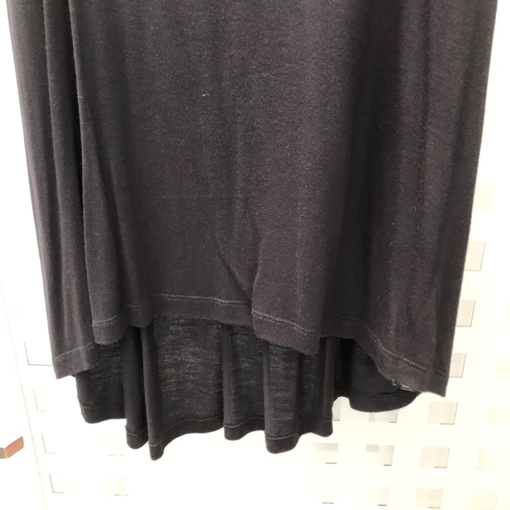 FOREVER 21 Scoop Neck + Side Sheer Knit Bi-Level Tank Top Black, Size L, NWT! - Picture 6 of 14